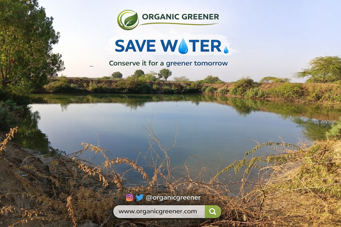 Organic Greener Rain water Harvesting save Water Water Scarcity 