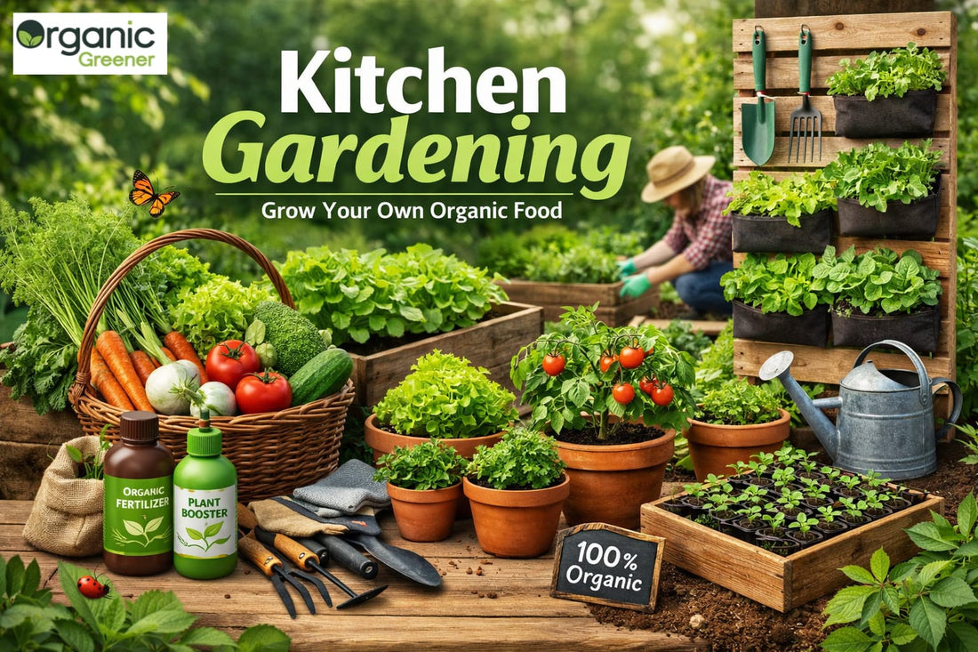 KITCHEN GARDENING: Grow Your Own, Grow Fresh & Eat Healthy.