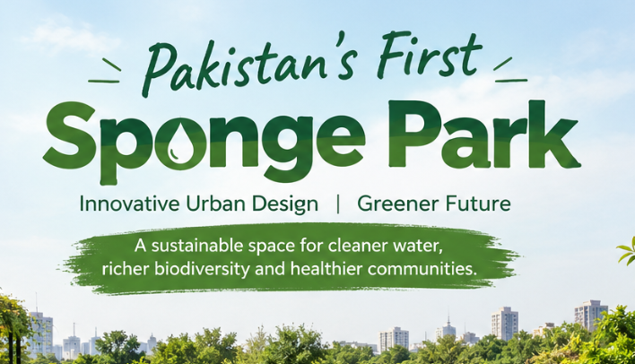 Pakistan’s First Sponge Park by Organic Greener.