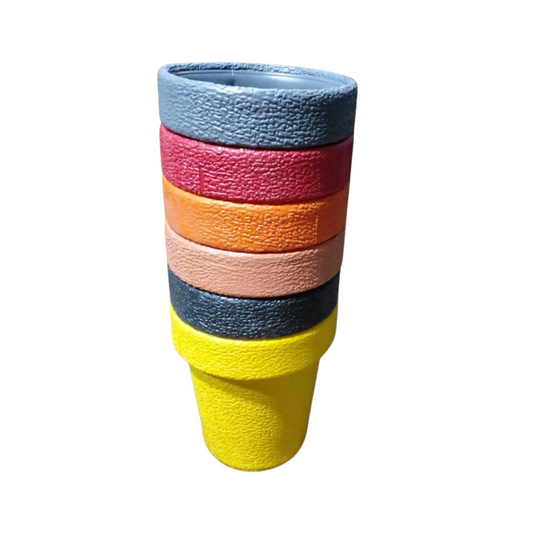 Colorful Unbreakable Fiber Plastic Flower Pot each