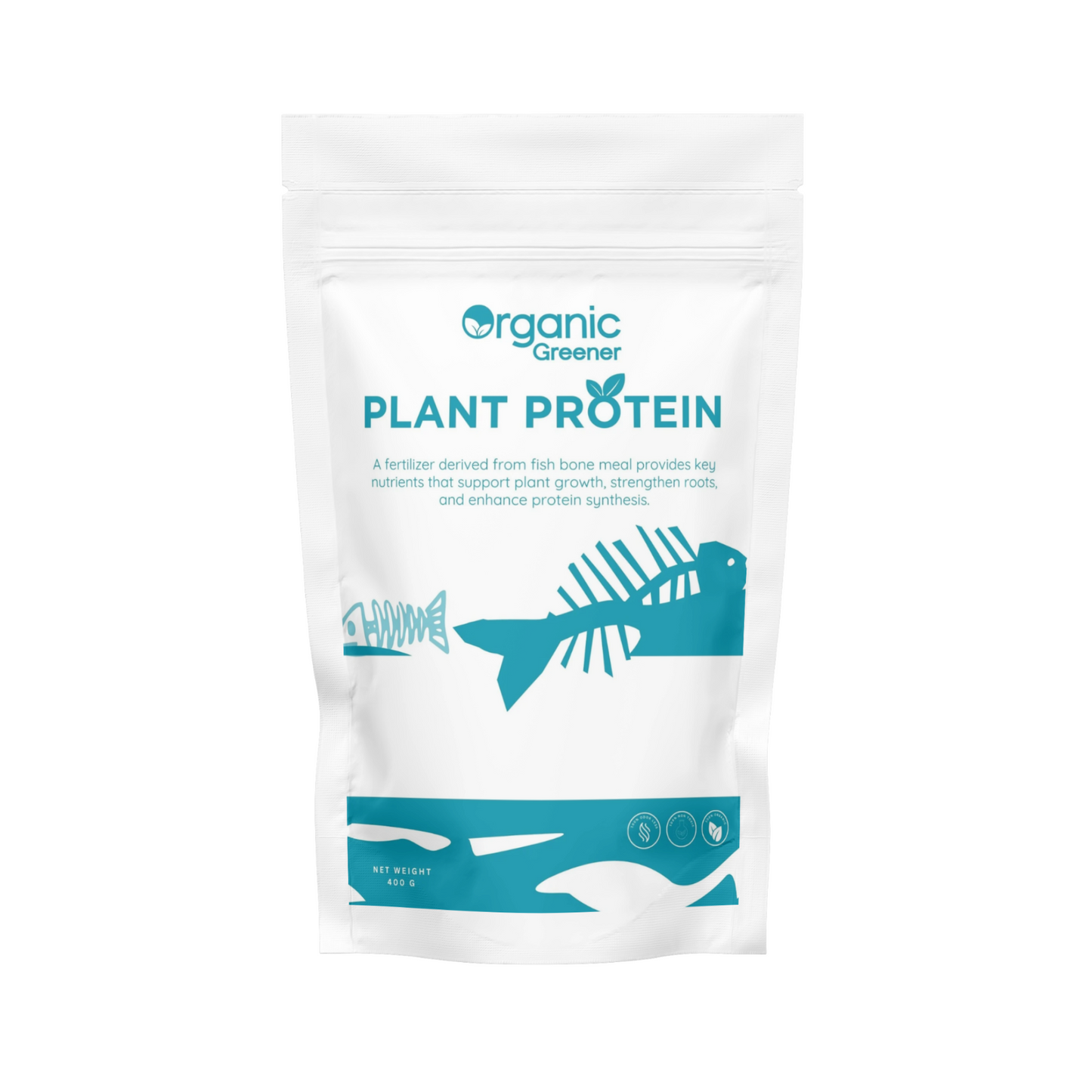 Plant Protien (Fish meal Fertilizer) available in 400g Organic Greener