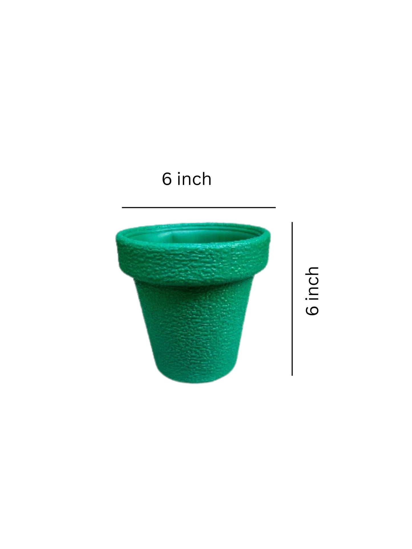 Colorful Unbreakable Fiber Plastic Flower Pot each
