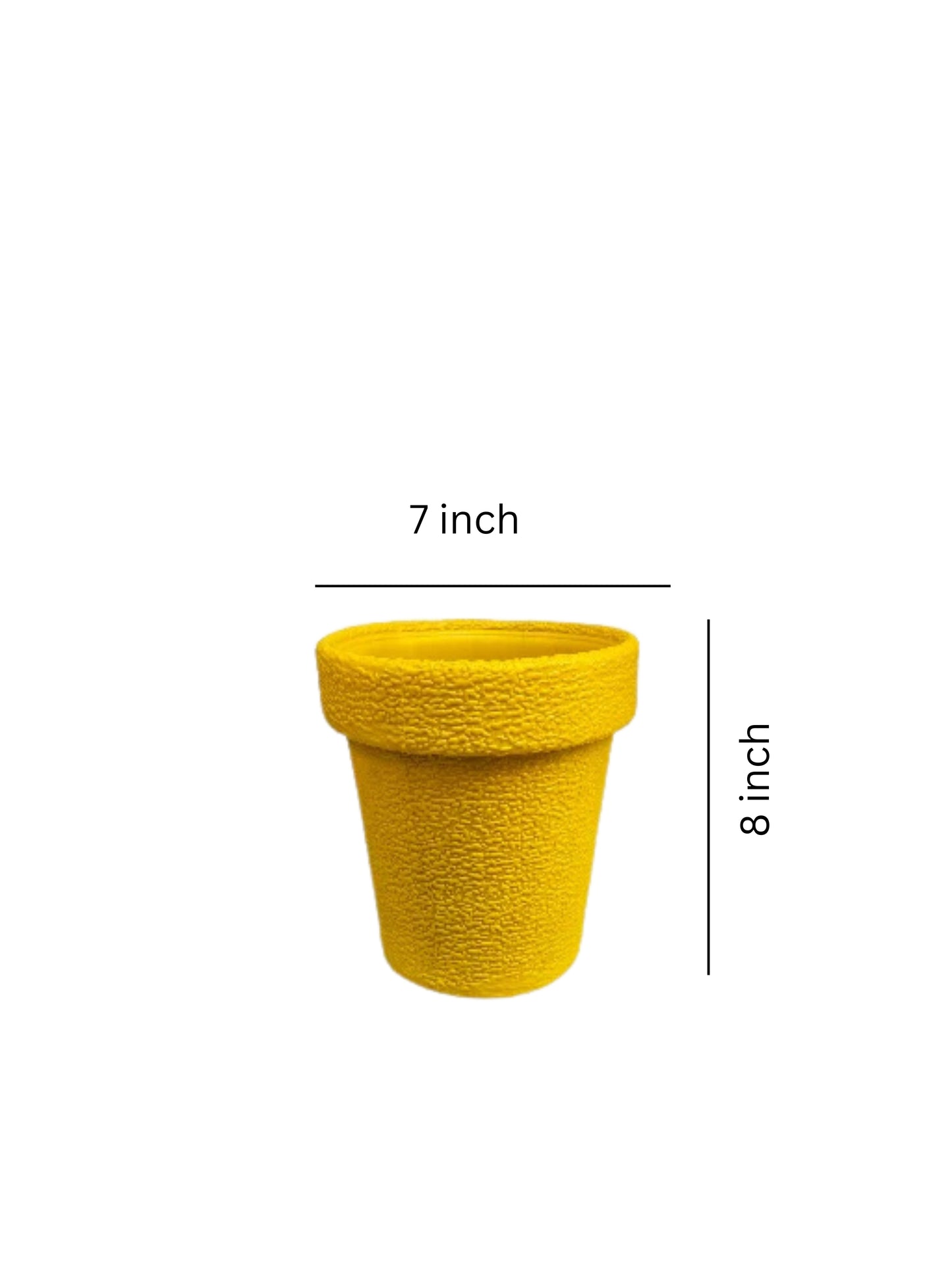 Colorful Unbreakable Fiber Plastic Flower Pot each
