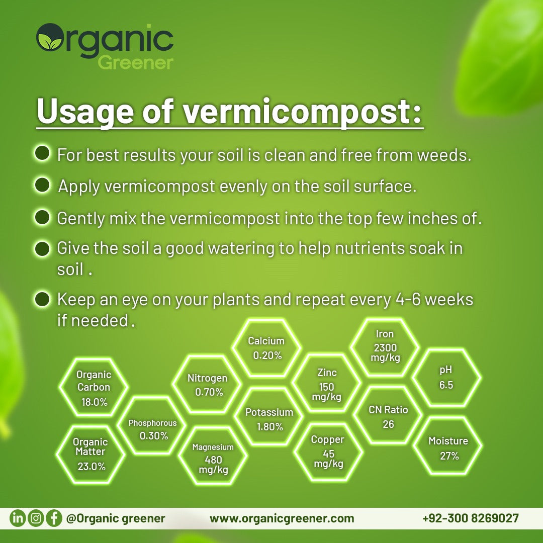 Organic Vermicompost Nutrient Rich, Pure Product of Karachi, Pakistan