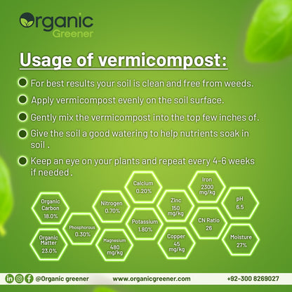Organic Vermicompost Nutrient Rich, Pure Product of Karachi, Pakistan