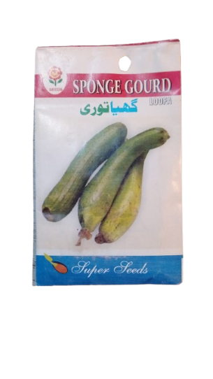 Ridge Gourd Seeds (Tori) for Home Gardening